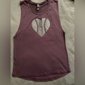 Next Level Apparel Deep Purple Top